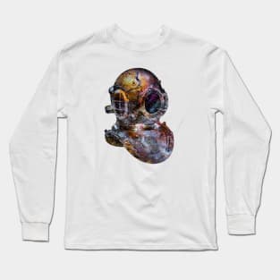 Cool Rusty Steampunk Diver's Helmet Long Sleeve T-Shirt